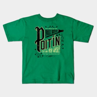 Poitín Outlaw Irish Whiskey Kids T-Shirt